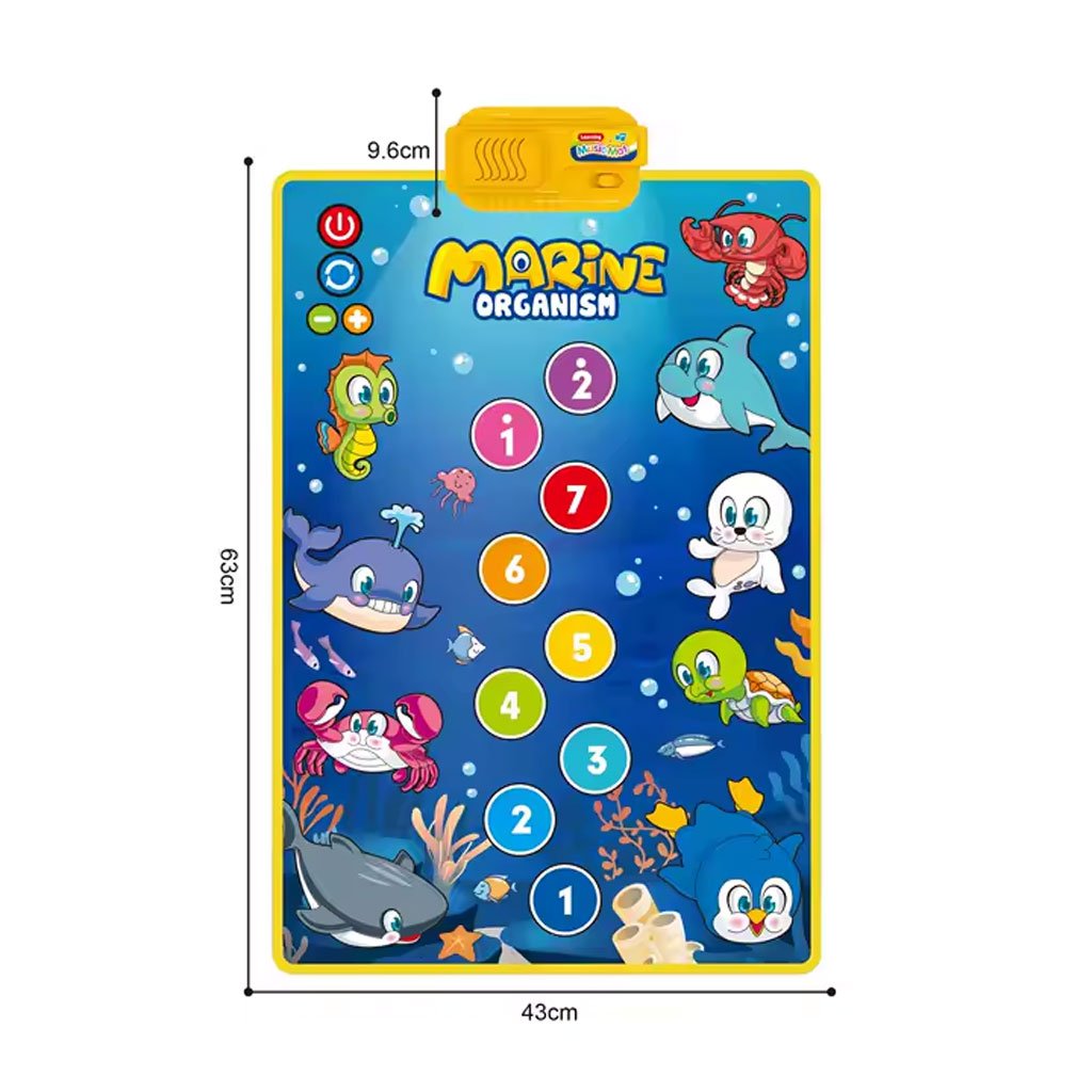 سجادة موسيقية ولعبة تعليمية 63 × 43 سم - الصورة 2