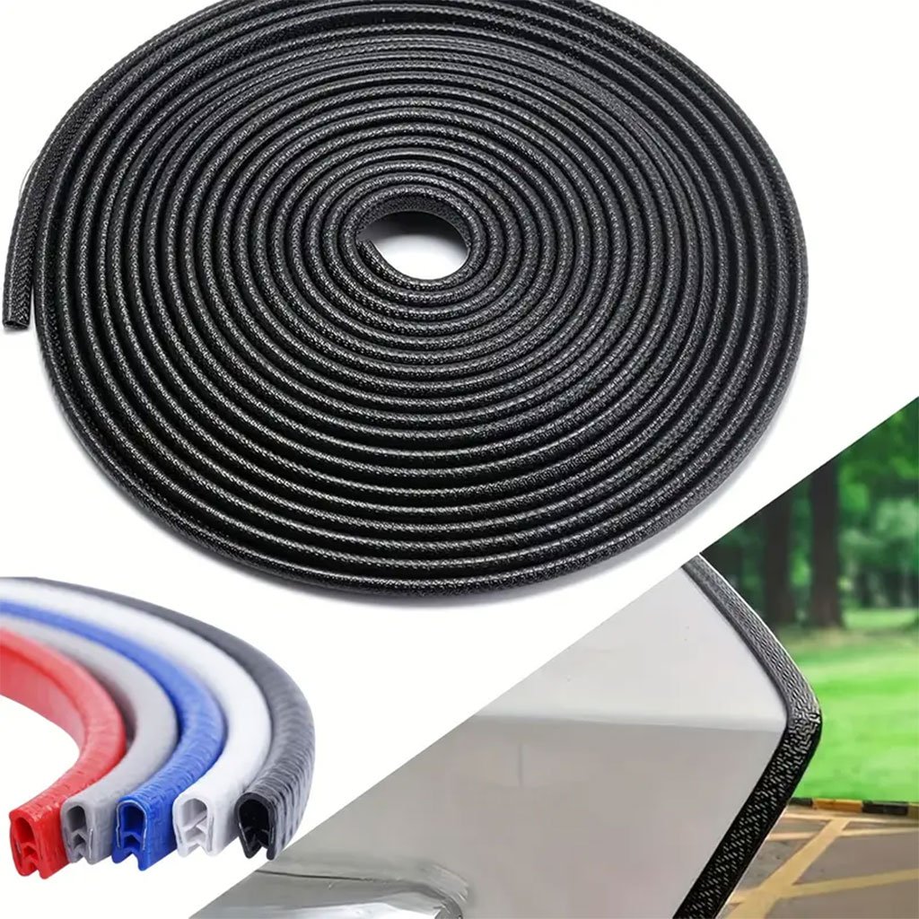 شريط حماية حافة باب السيارة المطاطي بطول 5 أمتار - الصورة 6