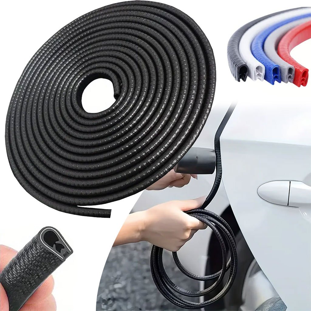 شريط حماية حافة باب السيارة المطاطي بطول 5 أمتار