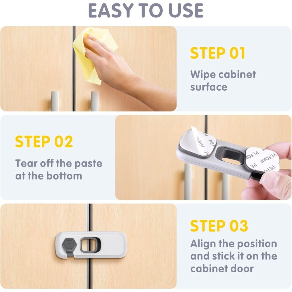 5 قطع من أقفال أمان الأطفال - الصورة 7