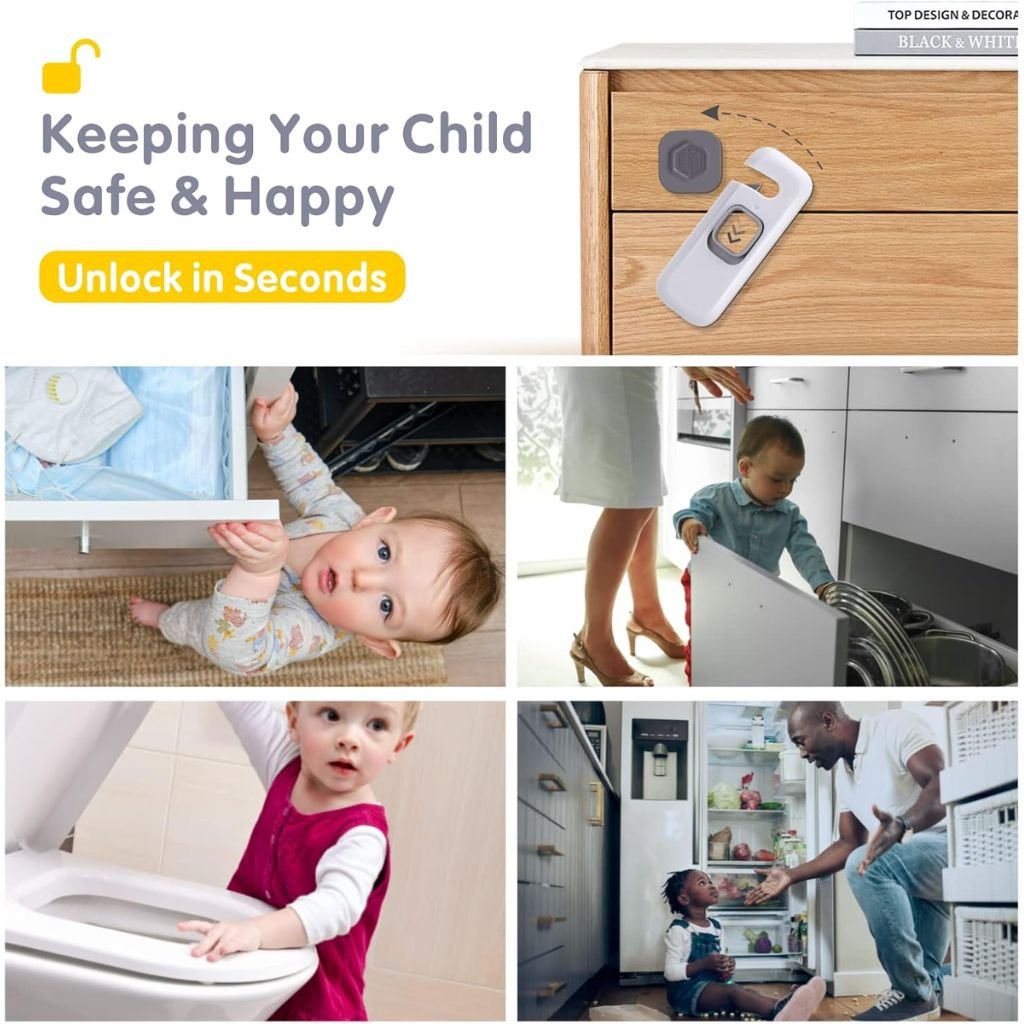 5 قطع من أقفال أمان الأطفال - الصورة 5