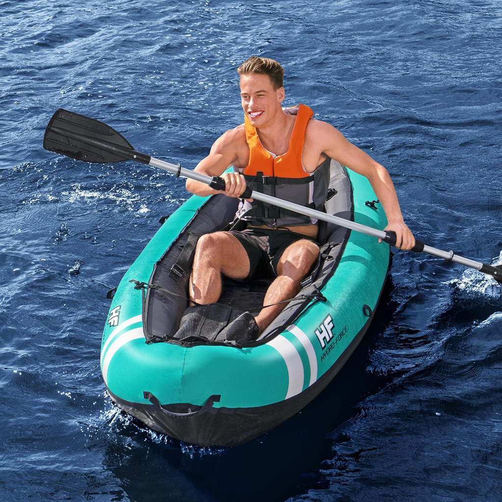hydro force kayak ventura canoë pompe+rame et siège 130kg bestway 65118