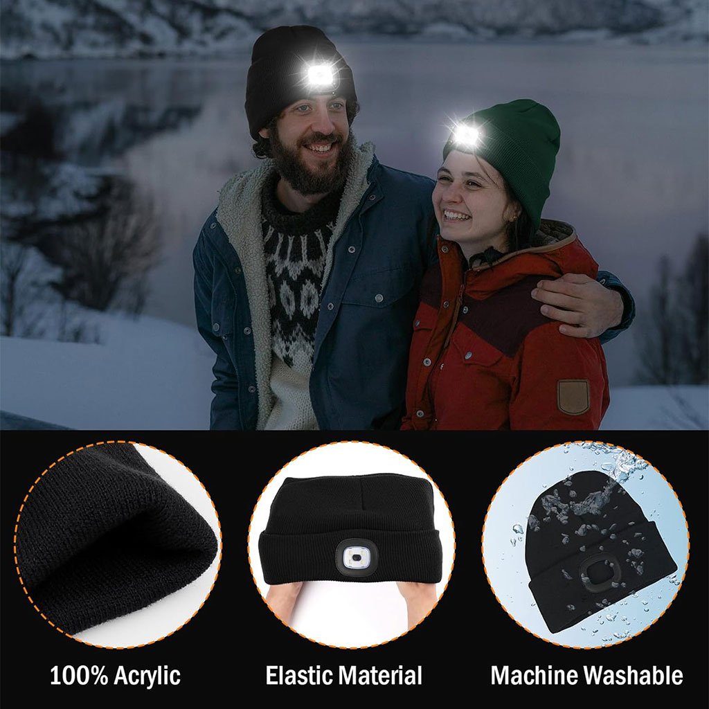 قبعة صوفية مضيئة للجنسين - الصورة 5