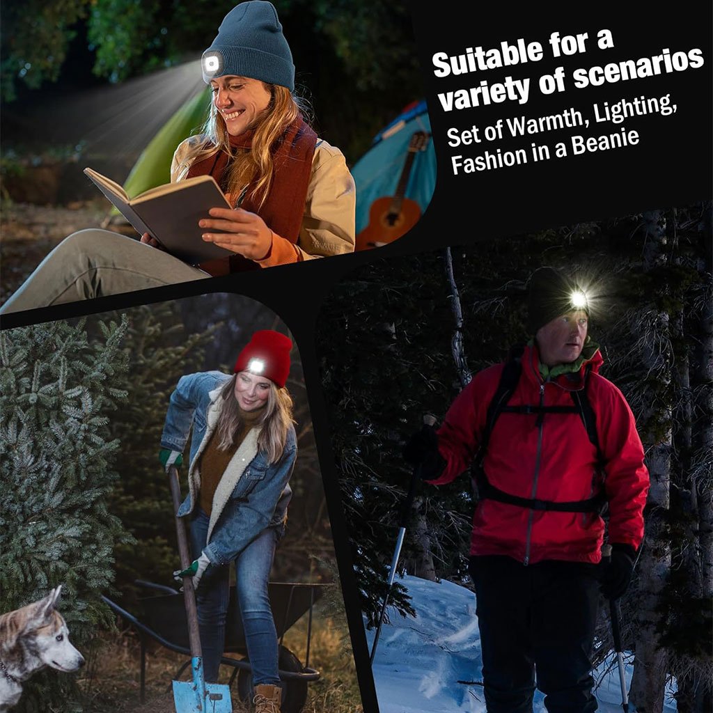 قبعة صوفية مضيئة للجنسين - الصورة 3