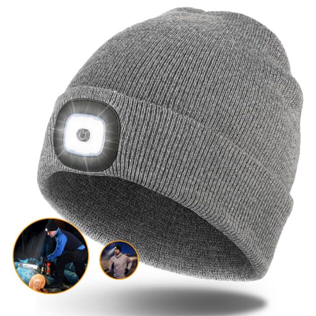 قبعة صوفية مضيئة للجنسين