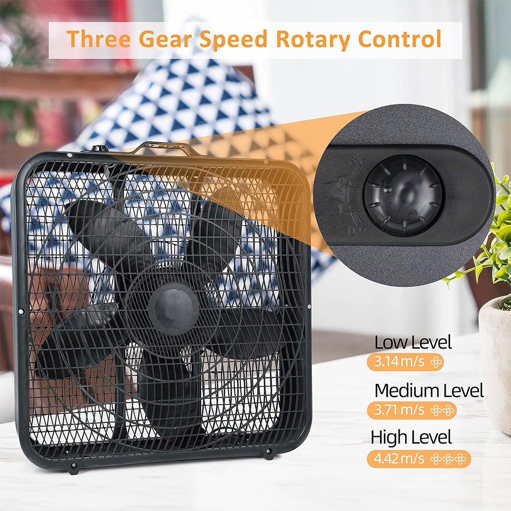 مروحة طاولة بشفرات انسيابية - الصورة 6