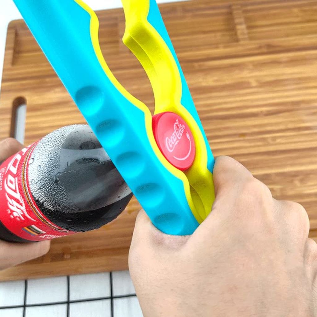 Ouvre-boîte Multifonction 4 en 1 et Cuillères à Mesurer Pliables en Silicone - فتاحة العلب متعددة الوظائف و ملاعق قياس قابلة للطي - الصورة 7