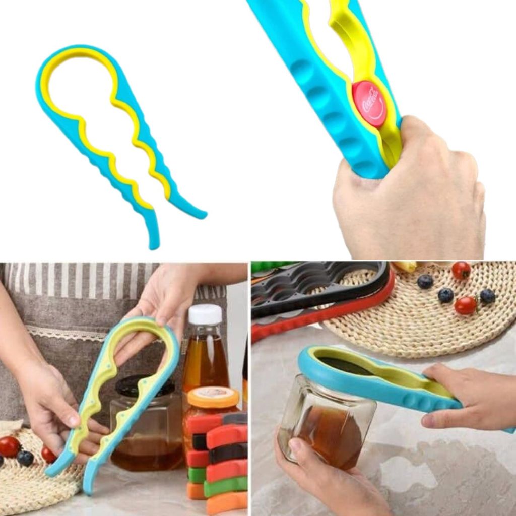 Ouvre-boîte Multifonction 4 en 1 et Cuillères à Mesurer Pliables en Silicone - فتاحة العلب متعددة الوظائف و ملاعق قياس قابلة للطي - الصورة 5