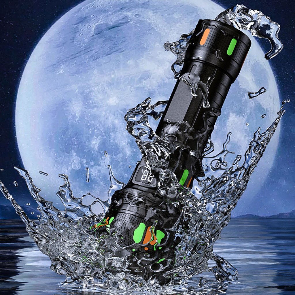 مصباح يدوي فائق السطوع بقوة 150,000 لومن قابل لإعادة - الصورة 3