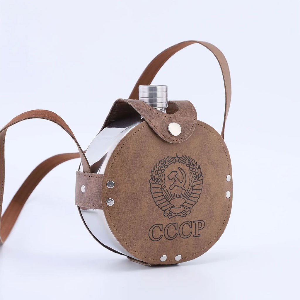 قارورة معدنية محمولة سعة مل مصنوعة من الفولاذ المقاوم - الصورة 5