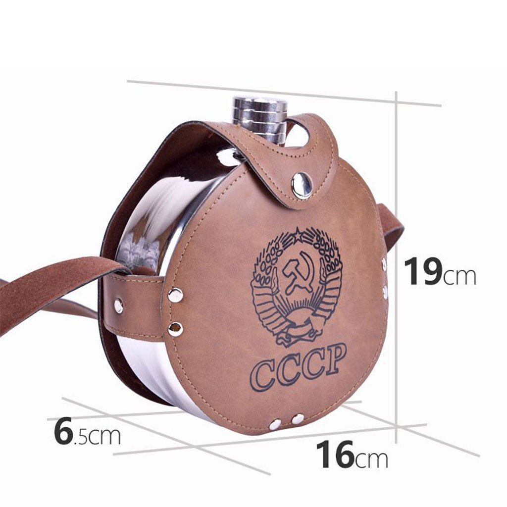 قارورة معدنية محمولة سعة مل مصنوعة من الفولاذ المقاوم - الصورة 4