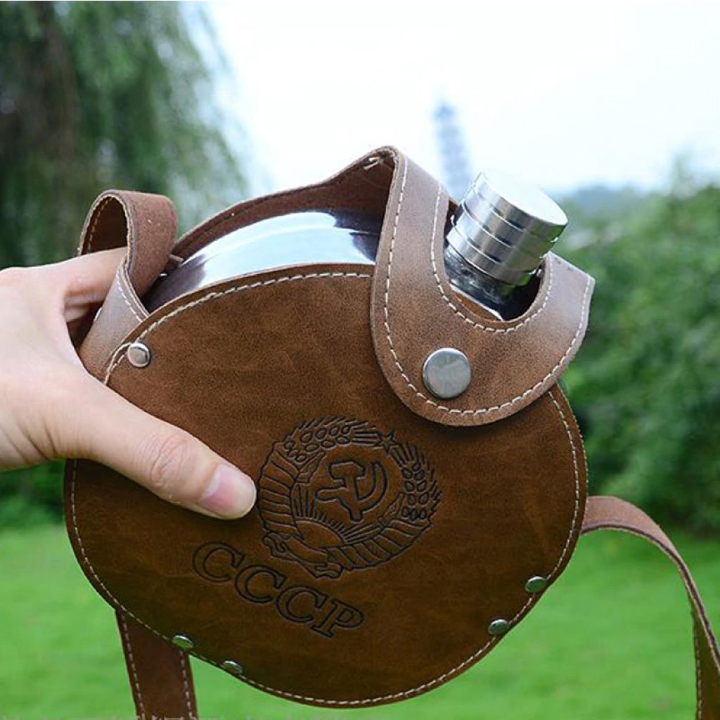 قارورة معدنية محمولة سعة مل مصنوعة من الفولاذ المقاوم - الصورة 2