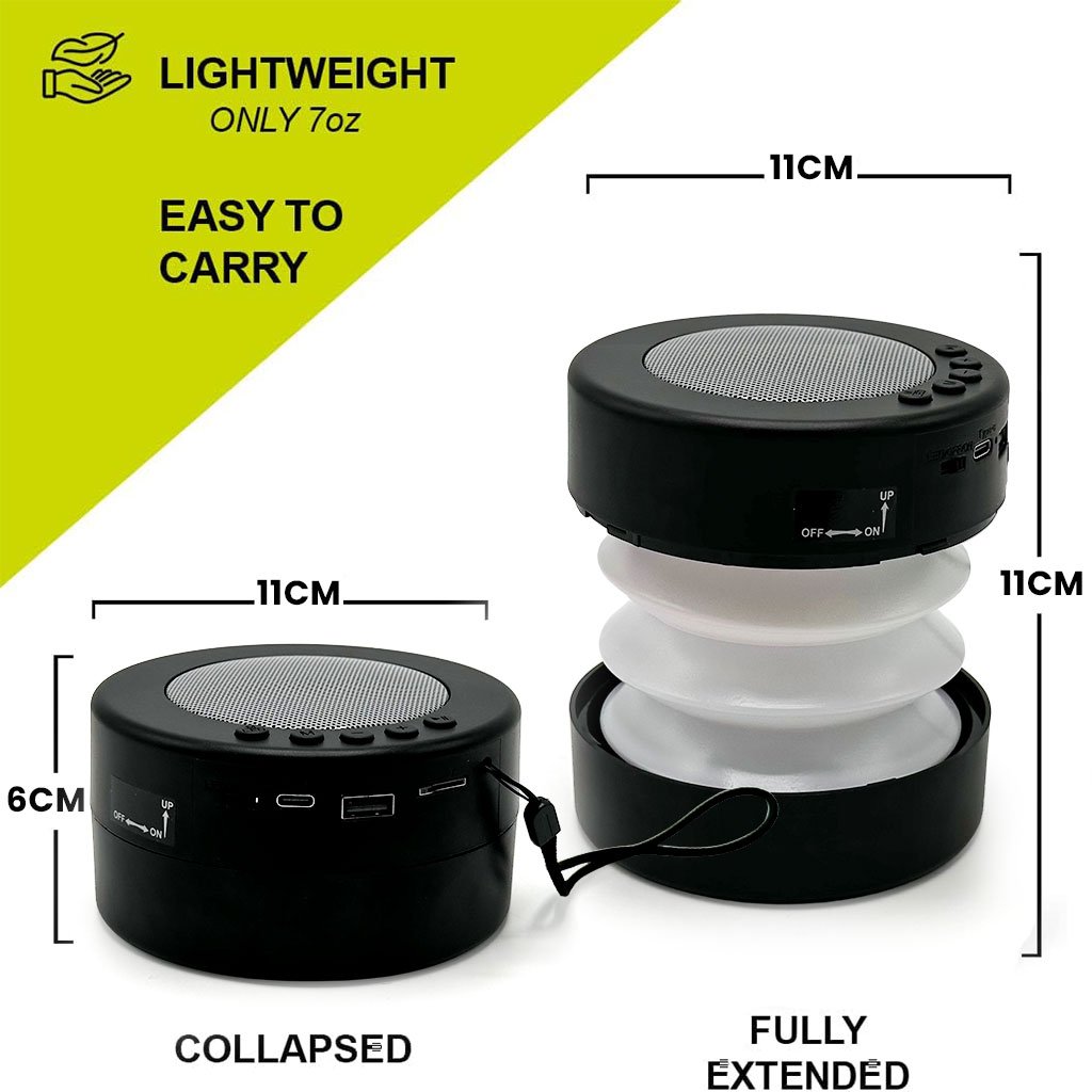 مكبر صوت بلوتوث وفانوس مع بطارية قابلة للشحن - الصورة 7