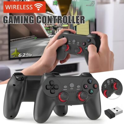 وحدة تحكم ألعاب لاسلكية متوافقة مع أجهزة وSteam