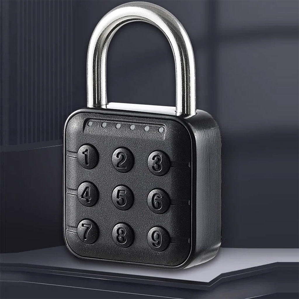 Cadenas à 9 Chiffres, Serrure En Métal Sans Clé - الصورة 4