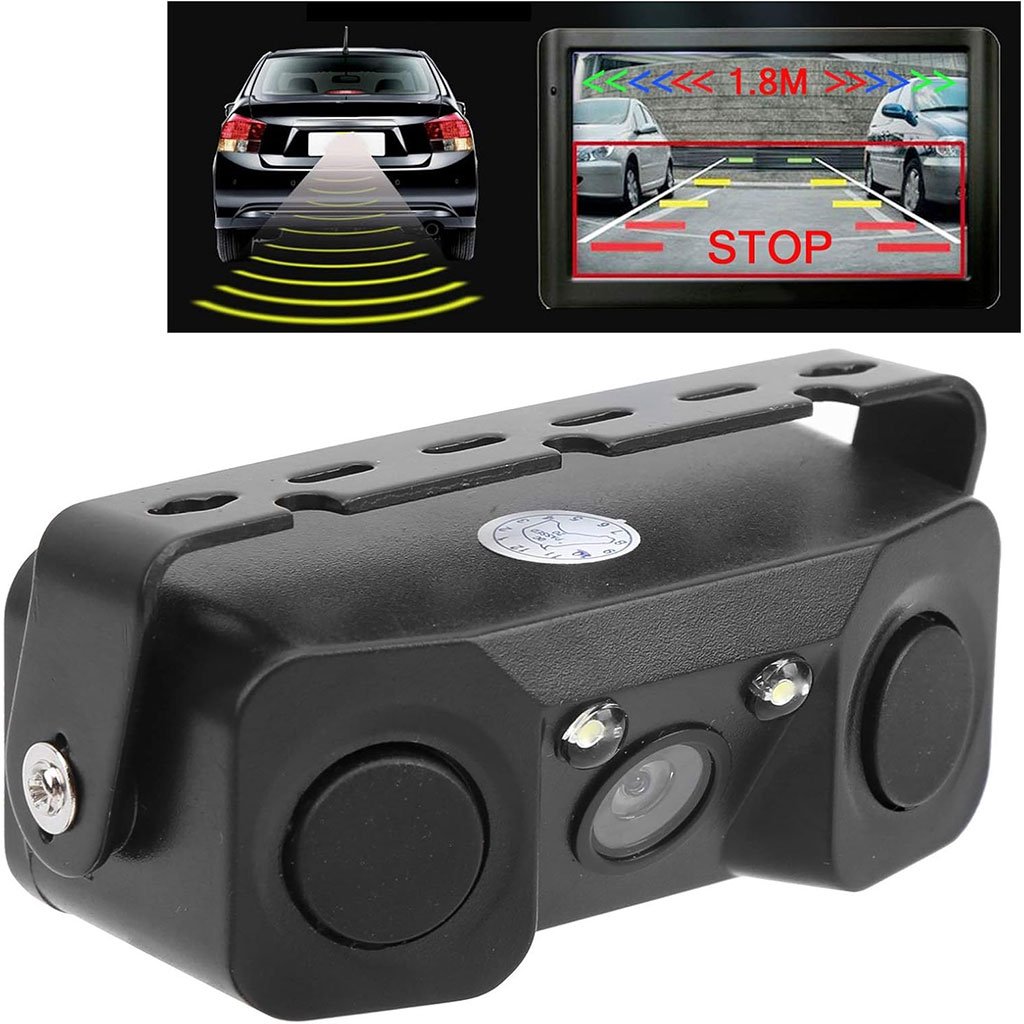 طقم كاميرا الرؤية الخلفية مع مستشعرات ركن مزدوجة - الصورة 2