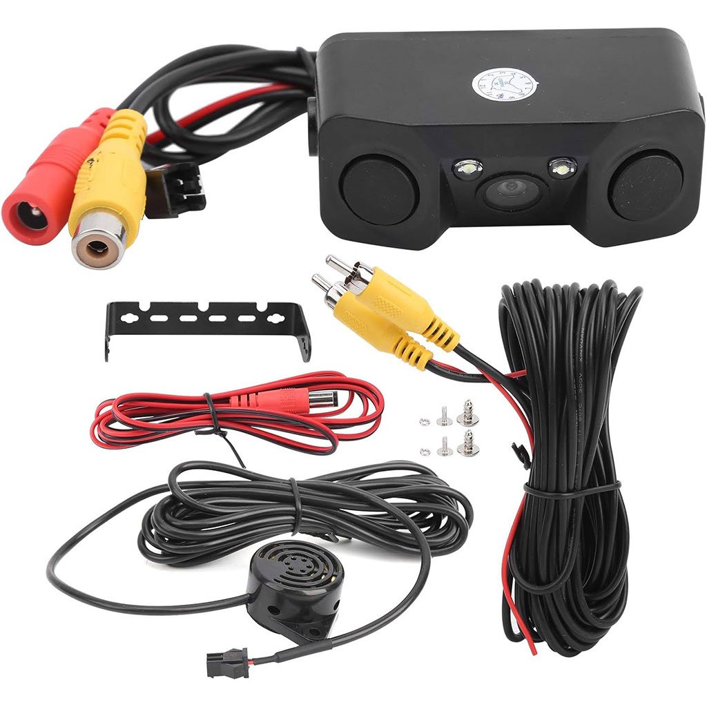 طقم كاميرا الرؤية الخلفية مع مستشعرات ركن مزدوجة - الصورة 7