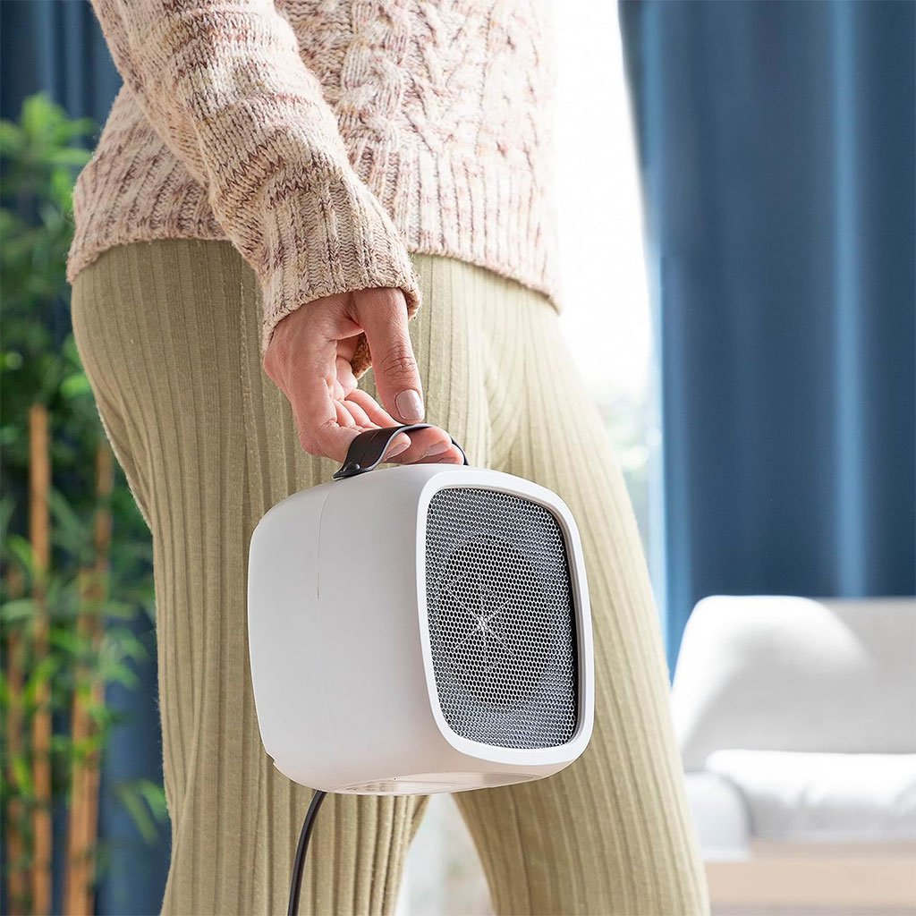 سخان مروحة سيراميك بقدرة 500 واط مزود بمنظم حرارة - الصورة 5