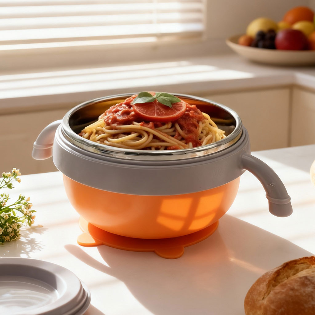 Boîte à Manger pour Enfants avec Couvercle Illustré Design Ludique – علبة حفظ الطعام للأطفال - الصورة 5