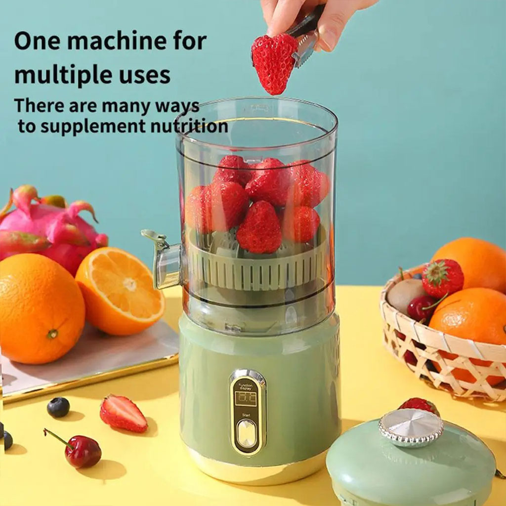 Presse Agrumes Electrique Portable 600 ml Rechargeable Moteur Silencieux – عصارة حمضيات محمولة وقابلة للشحن - الصورة 4