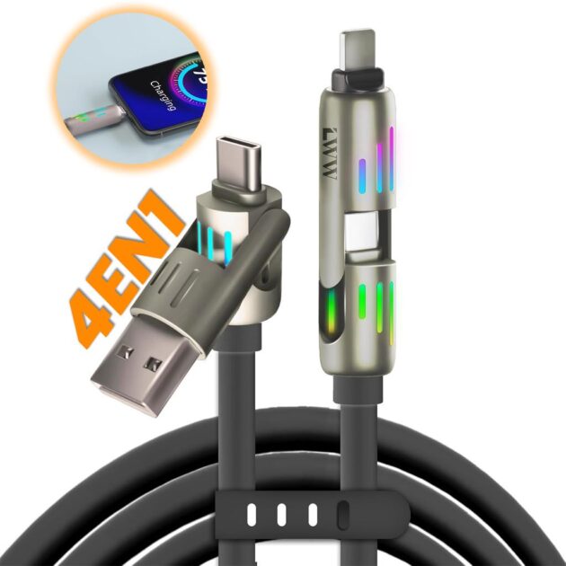 كابل شحن 4 في...