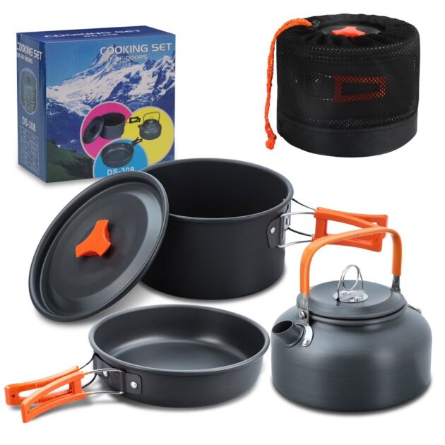 طقم أواني طهي محمولة...