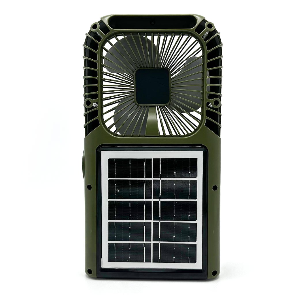 طقم مروحة ومصباح يعمل بالطاقة الشمسية - الصورة 5