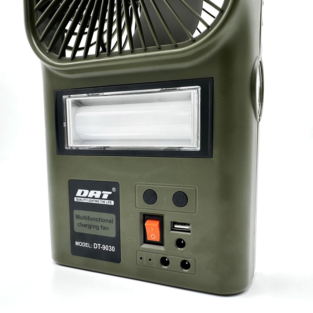 طقم مروحة ومصباح يعمل بالطاقة الشمسية - الصورة 3