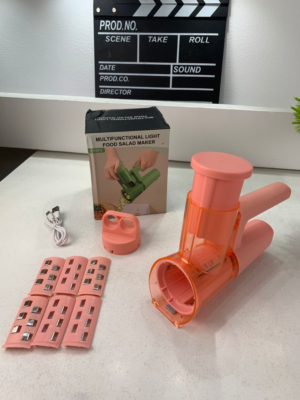 Trancheuse à électrique multifonctionnelle pour légumes et fruits – جهاز تقطيع الخضر والفواكه - الصورة 3