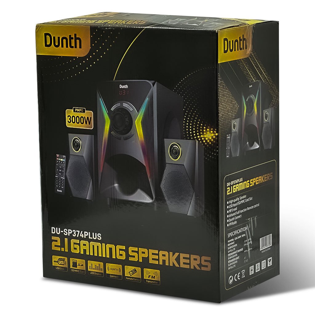 مكبر صوت بلوتوث بقوة واط وإضاءة طراز DUSP374PLUS - الصورة 2