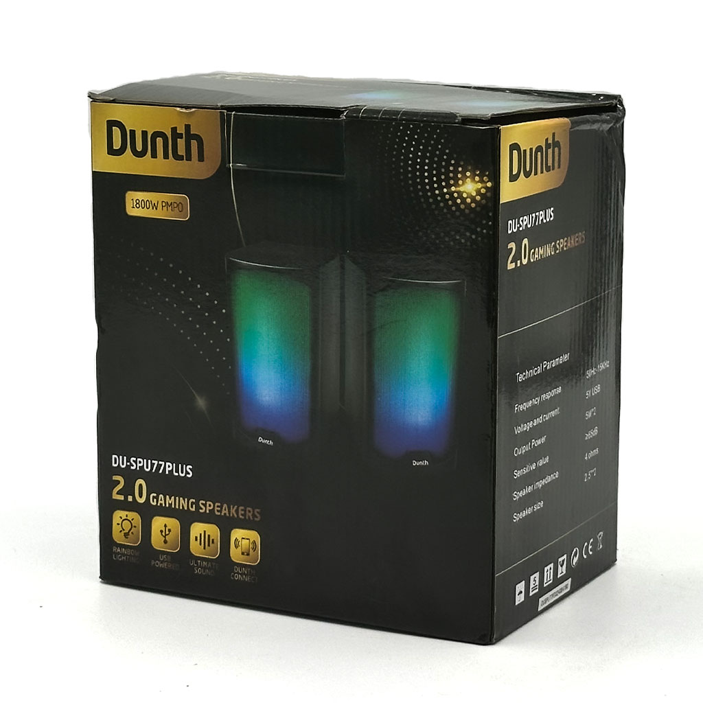 Haut-Parleurs Filaire pour PC DUNTH 1800W DU-SPU77PLUS LED – مكبرات صوت سلكية للكمبيوتر - الصورة 3