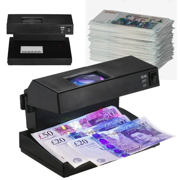 جهاز كشف العملات المزيفة...