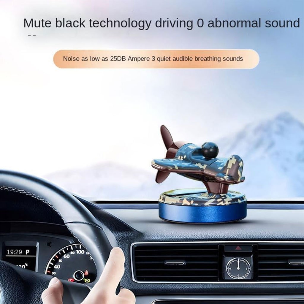 معطر جو للسيارة يعمل بالطاقة الشمسية على شكل طائرة - الصورة 5