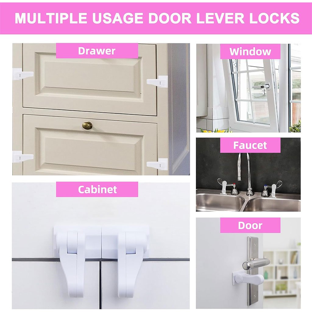 أقفال أبواب عالمية لسلامة الأطفال - الصورة 5