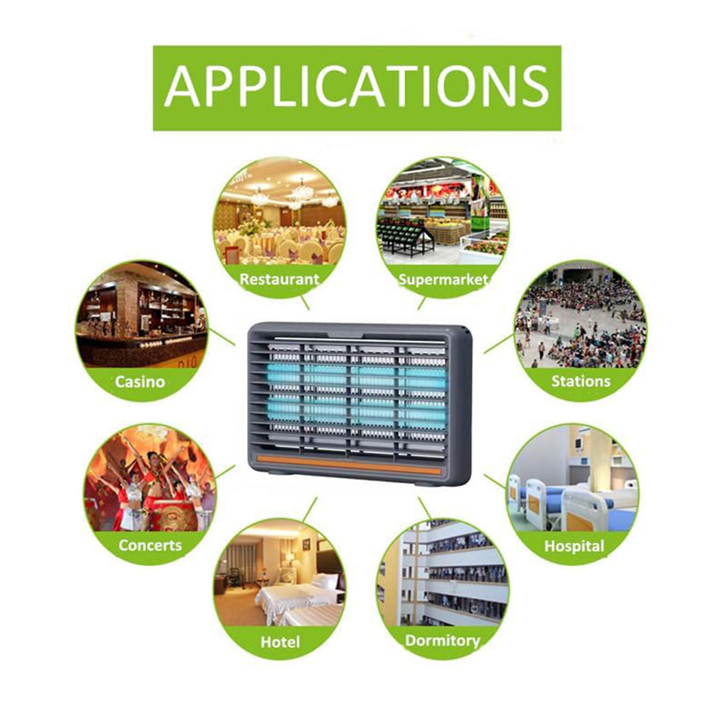 Lampe Anti-Moustiques Électrique 10W Double Tube UV – مصيدة الباعوض - الصورة 5