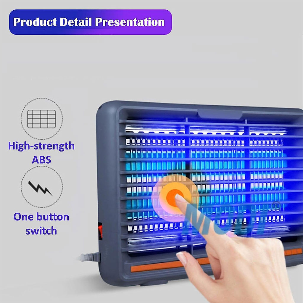 Lampe Anti-Moustiques Électrique 10W Double Tube UV – مصيدة الباعوض - الصورة 4