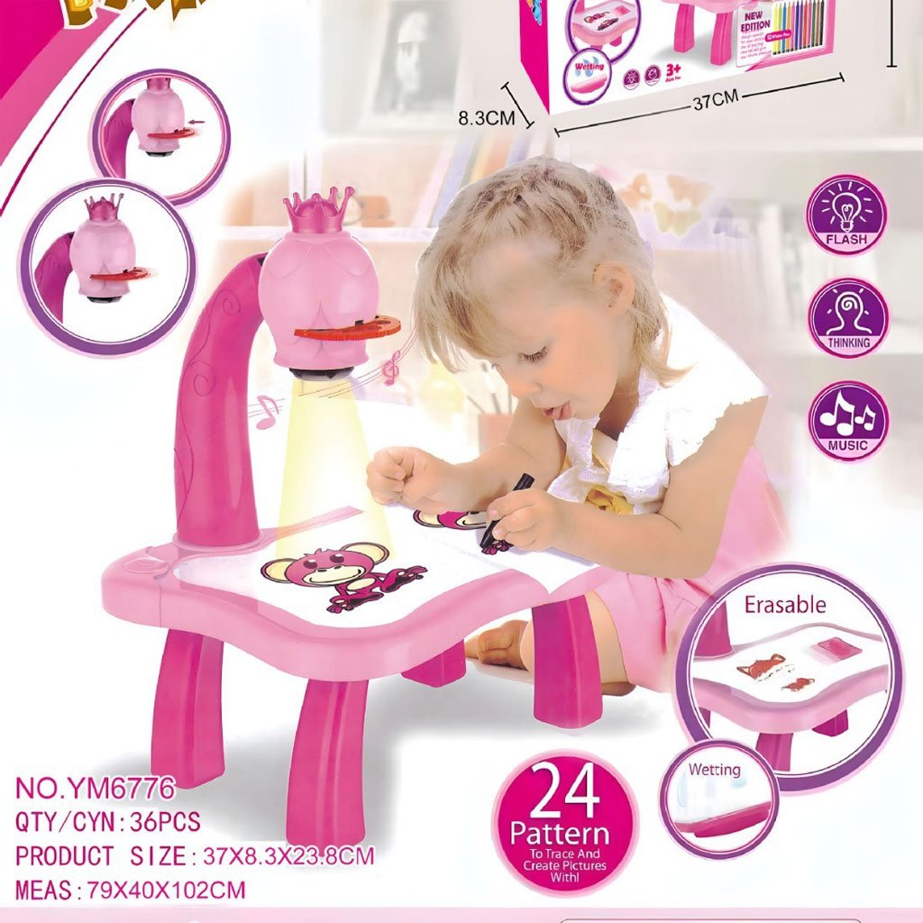 طاولة رسم مزودة بجهاز عرض - الصورة 2