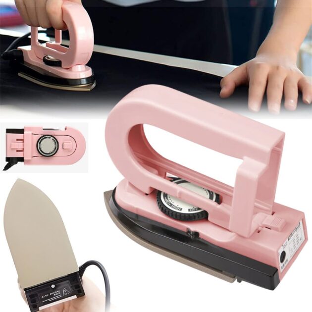 مكواة صغيرة محمولة مع...