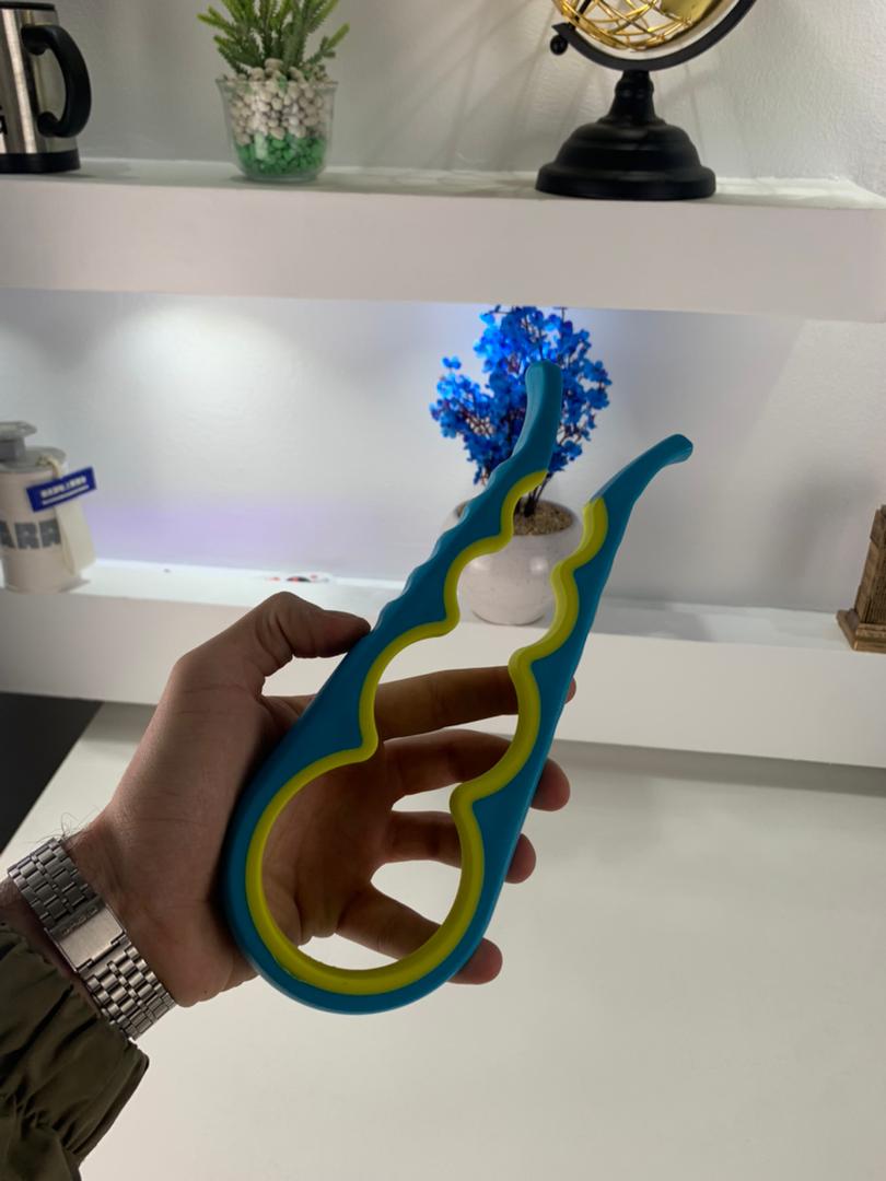 Ouvre-boîte Multifonction 4 en 1 et Cuillères à Mesurer Pliables en Silicone - فتاحة العلب متعددة الوظائف و ملاعق قياس قابلة للطي - الصورة 2