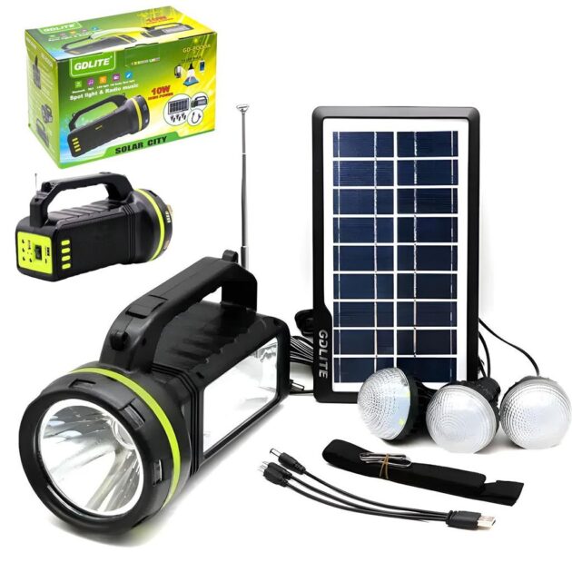 نظام إضاءة شمسية GD2000A...