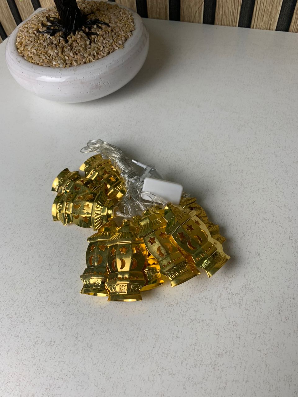 Guirlande lumineuse Fawanis de Ramadan 1.6 M / 10PCS – أضواء زينة رمضانية من فوانيس - الصورة 2