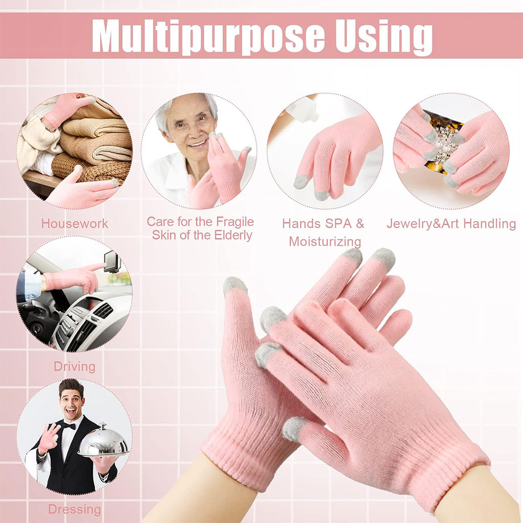 Gants hydratants en coton pour écran tactile - الصورة 3