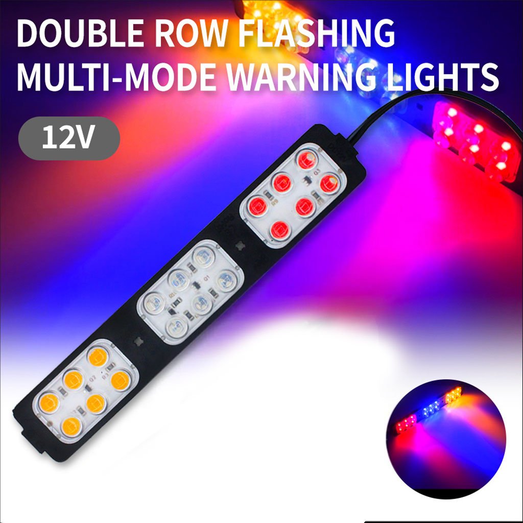 أضواء ستروب ثلاثية الألوان بجهد فولت للسيارات - الصورة 4