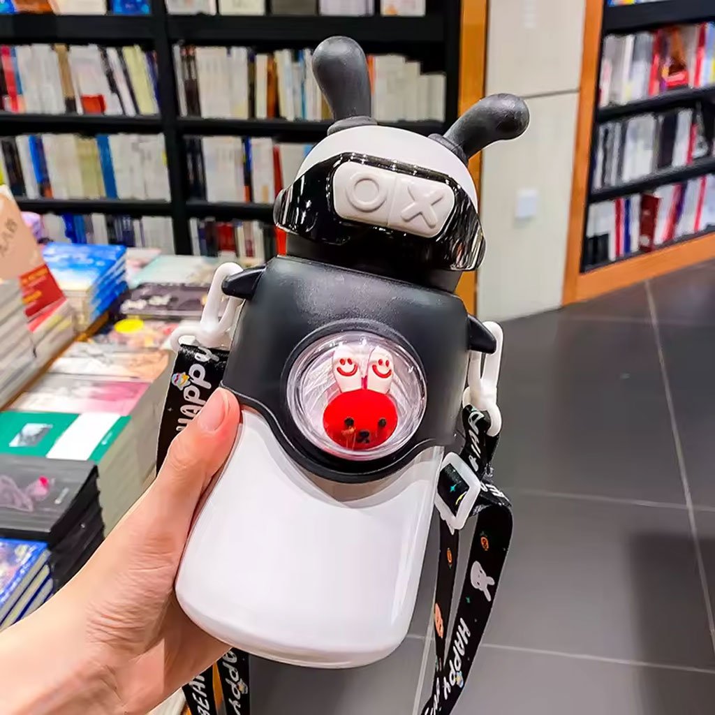 ترمس من الفولاذ المقاوم للصدأ سعة 500 مل مع - الصورة 4