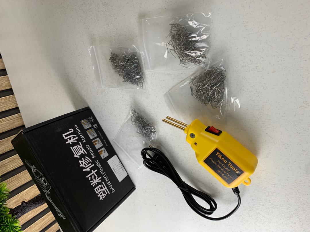 Mini Soudeuse de Plastique Parechoc 50W avec 200 agrafes inclus – جهاز تلحيم البلاستيك - الصورة 2
