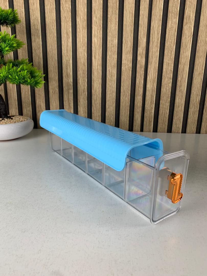 Boîte de rangement multifonctionnelle à plusieurs compartiments 1Pcs – علبة لتنظيم الأغراض متعددة الإستعمالات - الصورة 2