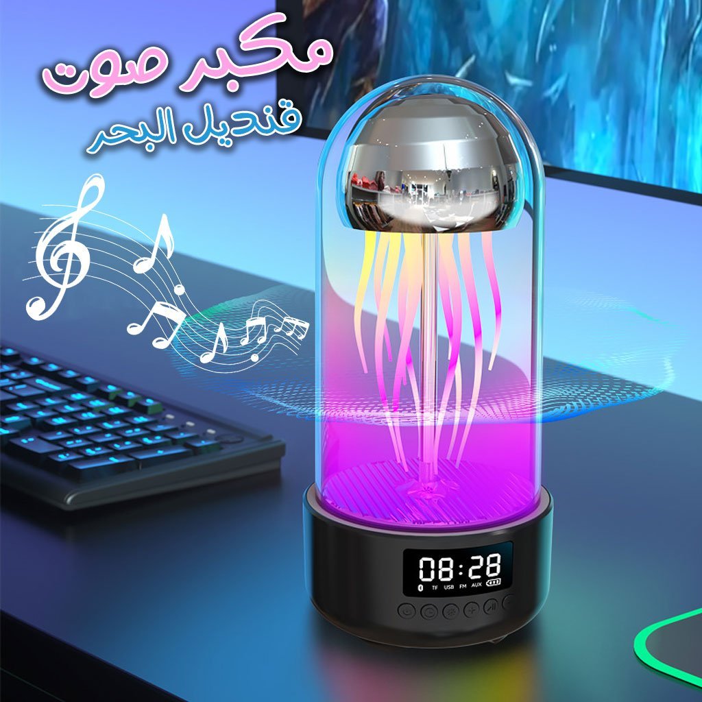 مكبر صوت بلوتوث على شكل قنديل بحر