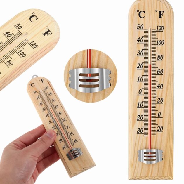ترمومتر خشبي بطول 25...