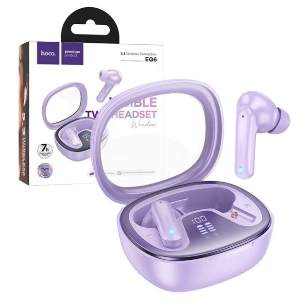 سماعات أذن لاسلكية بنفسجية...