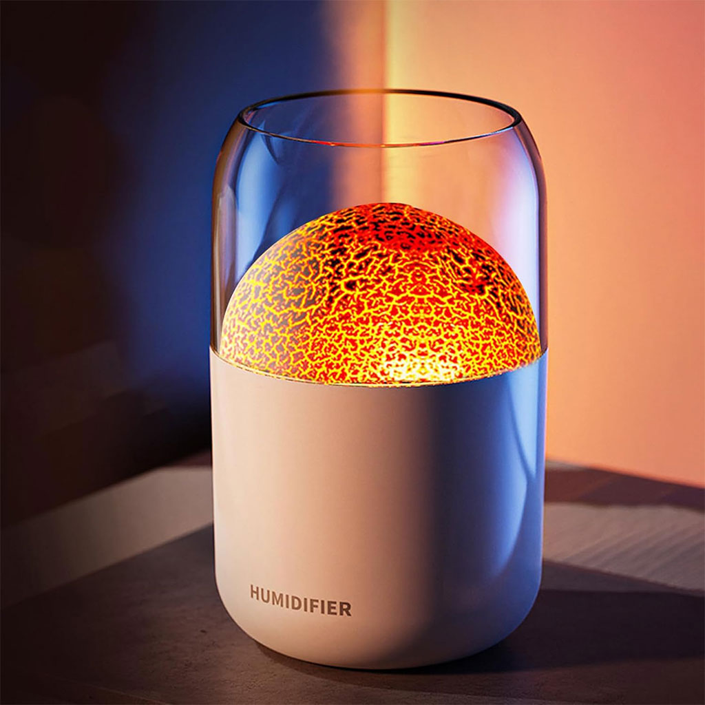 Diffuseur d’arômes Effet Volcan Lumineux 300ML - الصورة 4